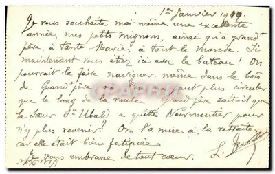 Ilha de Noirmoutier — A cidade e os marais salgados — I.N. — Couillon, editor, Noirmoutier — Verso