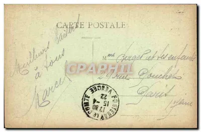 Fontenay-le-Comte (Vendée) — Kąt Festiwalnego Pola — Lille, Joly-Pompin, Mortagne — Rewers