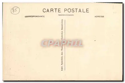 Ilha de Yeu (Vendée) - A Entrada do Porto (Port-Joinville) — Edição das Novas Galerias Insulares — Verso