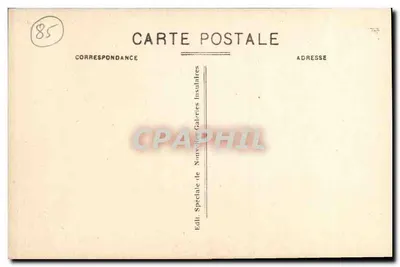 Ilha de Yeu (Vendée) - Coursseau de Risque-de-Vie — 1915, 6 alemães civis internados, dos quais 5 se afogaram — Verso