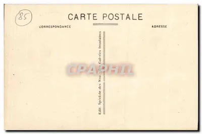 Ilha de Yeu (Vendée) - Fachada de Port-Joinville — editor Gabarites Insulaires, n° 9 — Verso