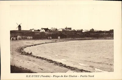 Ilha de Yeu (Vendée) - Praia de Ker Chalon - Parte Norte — editor Galeries Insulaires