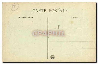 Tiffauges (Vendée) — Castelo de Gilles de Retz chamado Barbe-Bleue — Torre de Vidame (século XVI) — Verso