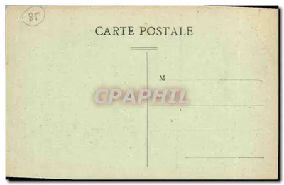 Tiffauges (Vendée) — A Entrada do Castelo — Huysmans, n°112 — Verso