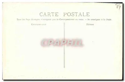 Fontaine de Vaucluse - A Valle, vista da Fontaine — P. Ruat, Editora - Marselha, n° 2280 — Verso