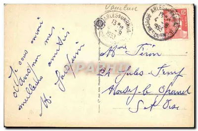 Aviñón — El Palacio de los Papas — editor desconocido, n° 115 — Reverso