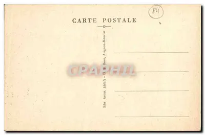 Avignon - Perspektywa Placu Hôtel-de-Ville i ulicy Republicy — Widok z Banku Francji — Wydawca Idéale M.F.B. — Rewers