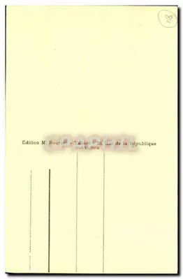 Avignon — Visão geral e o Ponte suspenso — Edição M. Rouvier — Verso
