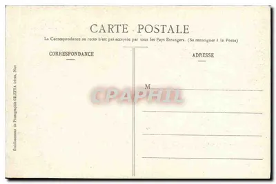 Avignon - Château des Papes - Façade — Collection Artistique 2062 — Édition Giletta, Nice — Verso