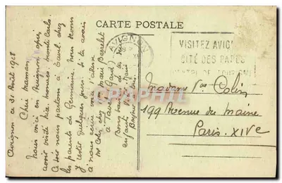 Avignon - O Ponte St-Bénézet (século XII) — Edição Alpin — Verso