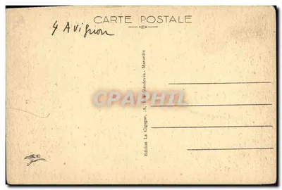 Avignon — Le Pont Saint-Bénézet — J. G. 1101 — Verso