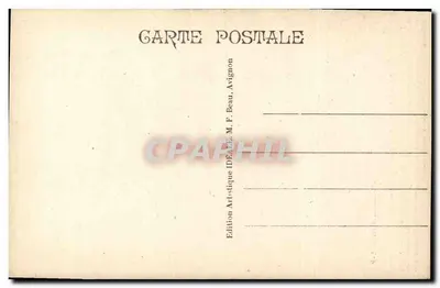 Avignon — Katedra św. Piotra — Wydawnictwo M. F. Beau — Rewers