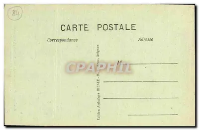 O Forte Saint-André em Villeneuve — Uma Parandole Provençale — Edição Artística IDEALE — Verso