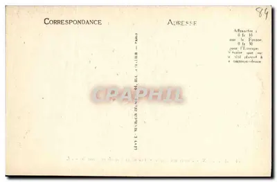Avignon - Paleis van de Paus - Uitzicht op de westelijke gevel - LL — Achterkant