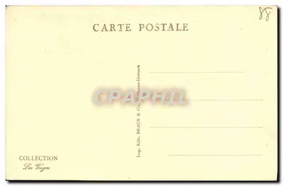 Les Vosges — Amanhecer na floresta — Coleção Les Vosges, edit. Braun & Cie, Mailhouse-Dornach — Verso