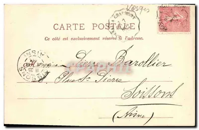 Mirecourt - Les Halles — Foto Classée, gedateerd 7 november 1903 — Achterkant