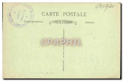 Les Vosges Illustrées — View of the Giromagny Valley and the Belfort Gap — Publisher not visible — Back