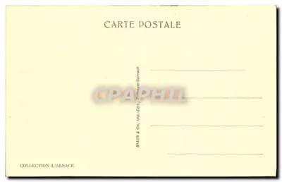 Mont Sainte-Odile — Widok na klasztor — seria 395 — Rewers
