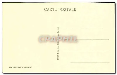 Bilhete postal antigo Le Markstein Les Grands Hotels — Verso
