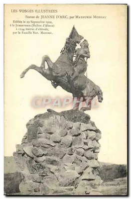 Estatua de Joana d'Arc — Ballon d'Alsace — por Mathurin Moreau