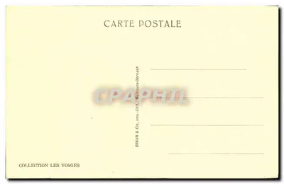 Wąwóz jezior Retournemer i Longemer — widok panoramiczny — seria 1235, wydane przez Braun & Cie, Mulhouse-Dornach — Rewers