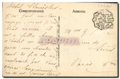 PENES-LES-BAINS — Wnętrze kościoła — Drukarnia Grand-Bazar, Plombières — Rewers