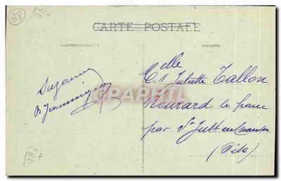Gérardmer — Widok z Roche du Rain — Wyd. S. Largeron, Blagnac, nr 2 — Rewers