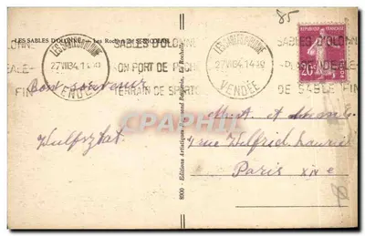 Les Rochers de St-Nicolas — Widok morski — Éditions Artistiques, n°8900 — Rewers