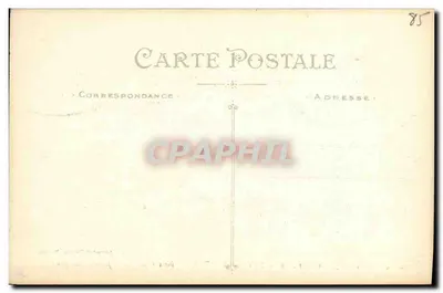 Les Sables-d'Olonne — Granica lasu sosnowego na wybrzeżu St-Jean-L'Orbestier — Artaud i Nozais, Nantes — Rewers