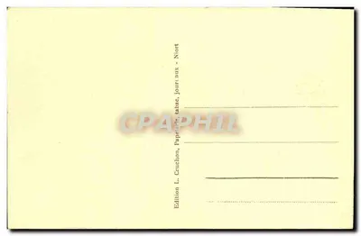 Niort - Plac Zamek - Statua Ricard — wydawca L. Cruchon, nr 69 — Rewers