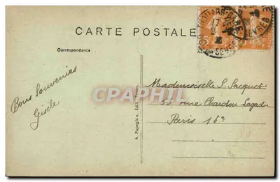 Thouars (D.S.) — Panorama Dolnej Miasta — A. P. — Rewers