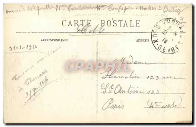 Thouars (D.-S.) — Zamek zbudowany przez Marie de la Tour w 1635 roku podczas panowania Louisa XIII — od 1871 roku dom siły — Rewers