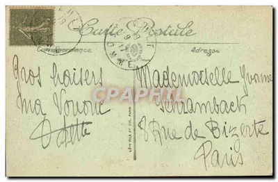 Bois de Cise — Przełęcz na skale — LL. — N°13 — Rewers