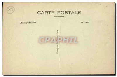 Montdidier — Statua di Parmentier — Librairie L. Vallée, editore — Verso