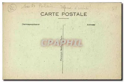 Montdidier — Paleis van Justitie — Gigau, uitgever, Montdidier — Achterkant