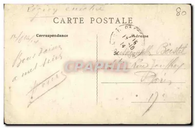 Montdidier — Palácio de Justiça — C. Catoire, editor — Edição Artística — Verso