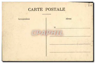Doullens — Zamek Hamancourt — Chez V. Passe, Doullens — Rewers