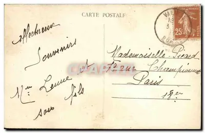 Chepy, por Valines (Somme) — O Castelo — Editor Lecat — Verso