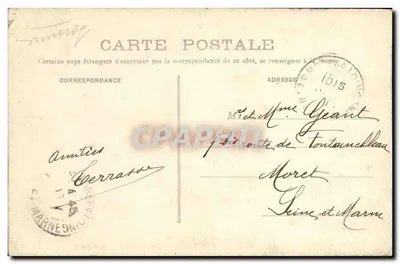 Bossen van Cise - Het Casino — Omgeving van Saint-Quentin-La-Motte-Creix-au-Bailly — E. Pâroures te La Croix-au-Bailly — Achterkant