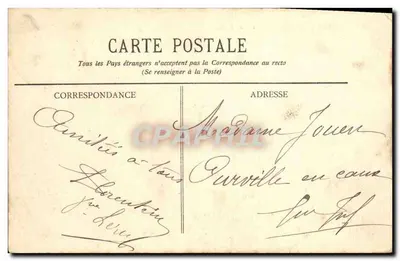 Liomier (Somme) - Plac des Halles i ulica Pont — wydawca Santas, op. & Fa - kolekcja Pégard & Liomer — Rewers
