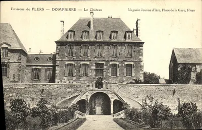 Ao redor de FLERS — DOMPIERRE — O Castelo — Loja Jeanne d'Arc, Praça da Estação, Flers