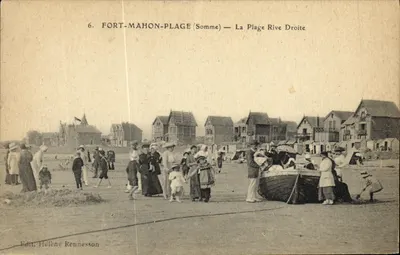 Fort-Mahon-Plage (Somme) — A Praia da Margem Direita — Edit. Hélène Rennesson