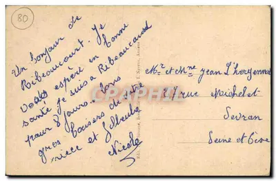 Bernaville (Somme) - A Igreja — Verso