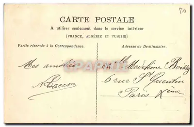 Mers — Vista panorâmica da praia — La Sirène, n°322 — Verso