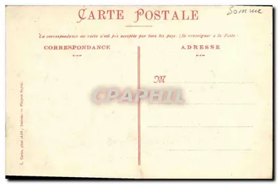 Amiens — Katedra — Sceny Ostatecznego Sądzie — L. C. — n° 176 — Rewers