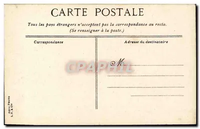 Amiens — A Catedral, cássia de São João Batista — V. & Cie, n° 416 — Verso