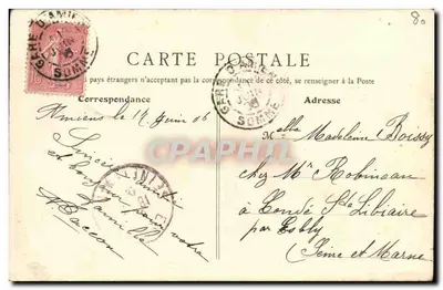 Amiens — Most Lemerchier — B.F., Paryż, nr 51 — Rewers