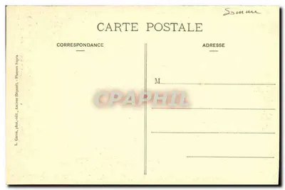 Amiens — Katedra — Statuy chóru — Série N° 3 — Mędrcy oferujący prezent — Rewers