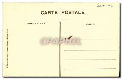 El Bebedor - Stalles del Coro - Catedral de Amiens - 5a Serie, N°10 — Reverso