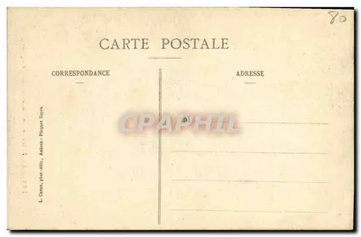 Amiens - Katedra - Fronton — L. C. - Objets Lacour Bertiniot, n°354 — Rewers